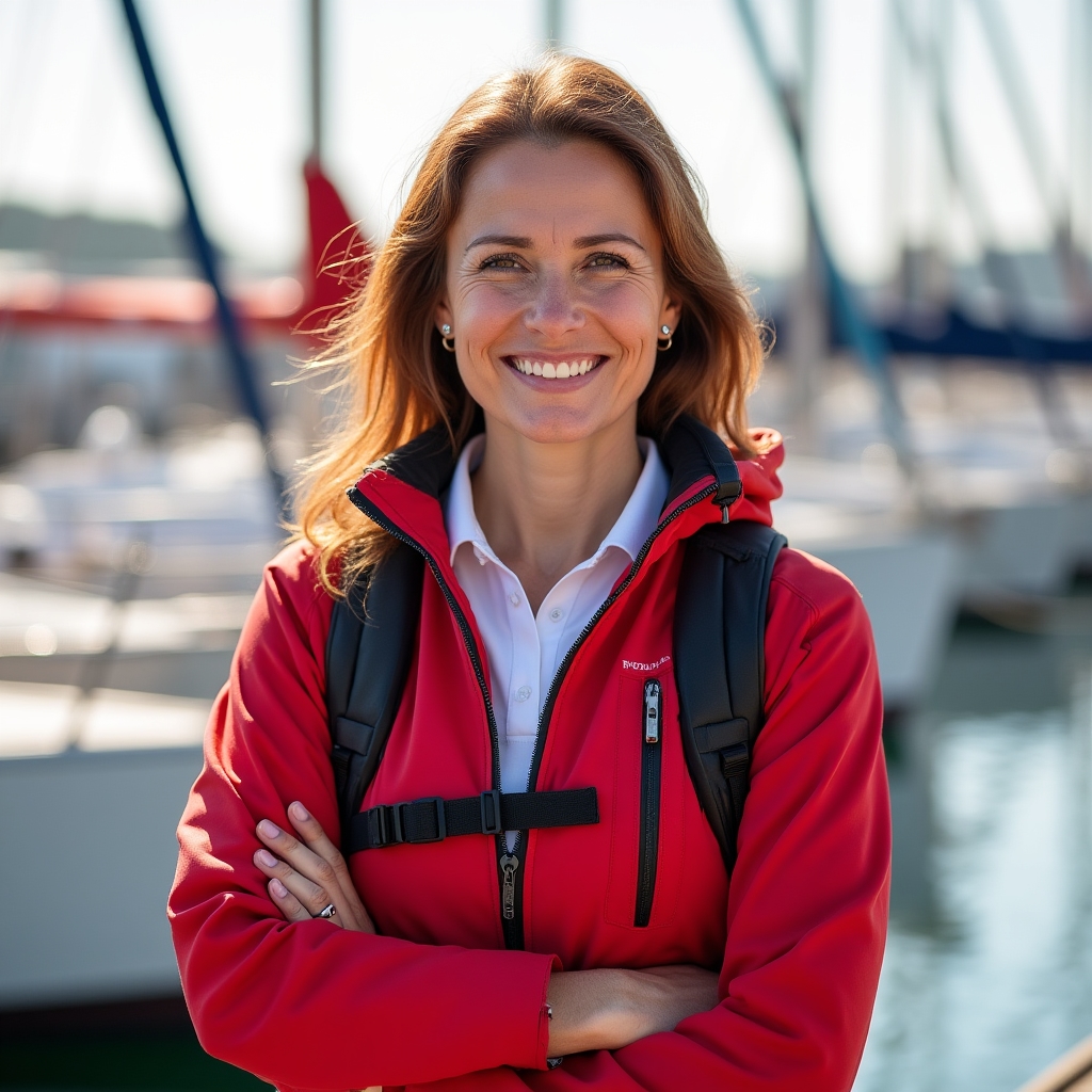 Sara Lombardi, istruttrice di vela e autrice dei consigli per principianti